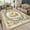 ZW09-Flannel-1, variant on European Carpets Living Room Pastoral Flower Home Rug Large Bedroom Luxury Pattern Floor Mat Washabl