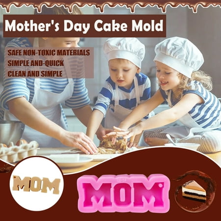 

CHGBNOK Mother s Day Silicone Letter Mould DIY Chocolate Cupcake Cake Muffin Baking Mold On Clearance