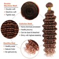 thumbnail image 3 of Hair Bundles DiexRLamx Brown Deep Wave, 30 cm, 100 g, grado 8A, 3 of 6