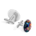 thumbnail image 3 of Peacock Men's Stainless Steel Cufflinks for Dress Shirts - Versatile Style for Any Occasion, 3 of 6