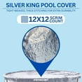 thumbnail image 4 of Swimline Hydrotools Silver King Winter Pool Cover for 12 Ft Above Ground Oval Pools, 4 of 7