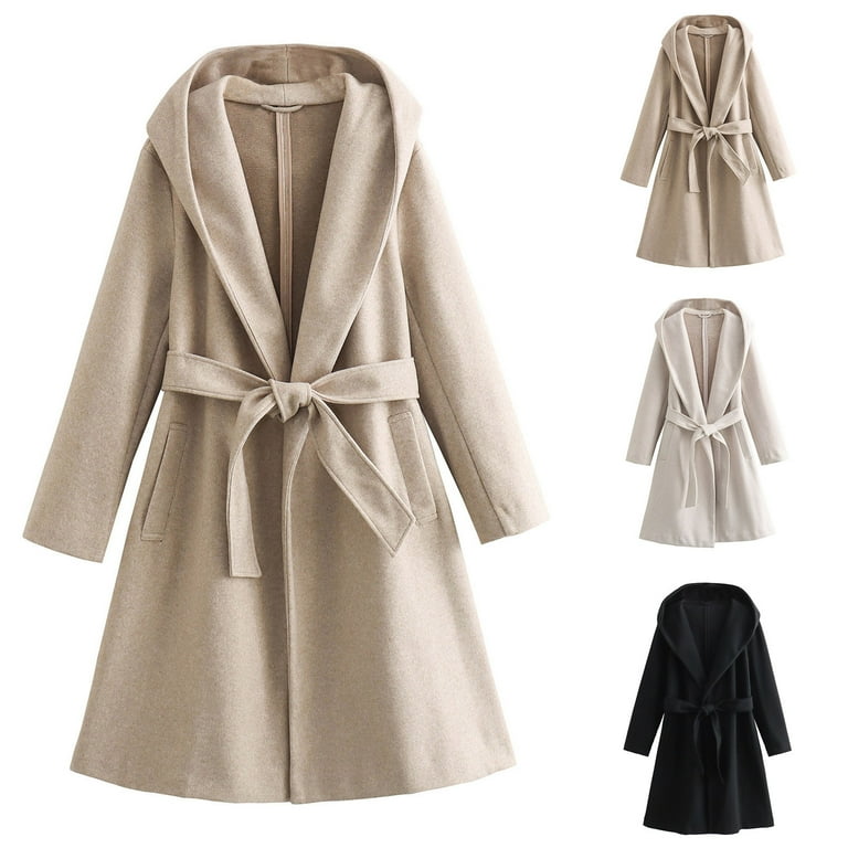 Solid Color Loose Trench Coat Solid Color Loose Trench Coat