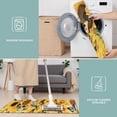 thumbnail image 6 of Beige Sunflower Butterfly Pattern Kitchen Rugs Sets Of 3,Kitchen Runner Rugs Non Skid Washable,Decorative Kitchen Floor Mats for Kitchen,Sink,Laundry,17"x30"+ 17"x47" + 17"x59", 6 of 6