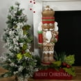 thumbnail image 2 of Northlight LED Lighted Gingerbread Nutcracker Christmas Figurine - 25.5", 2 of 6