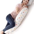 thumbnail image 2 of Linda almohada de cuerpo para niños, niñas, niños pequeños, almohada de abrazo para dormir, almohada de guardería para bebé, almohada de algodón lavable, 2 of 5