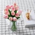 thumbnail image 2 of Darzheoy 10Pcs Artificial Tulip Real Touch Fake Flowers 13.5" for Mother's Day Easter Valentine’s Day Gifts in Bulk Home Kitchen Wedding Decorations, 2 of 7