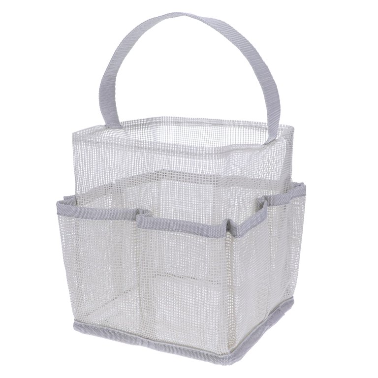 Gray Mesh Shower Caddy