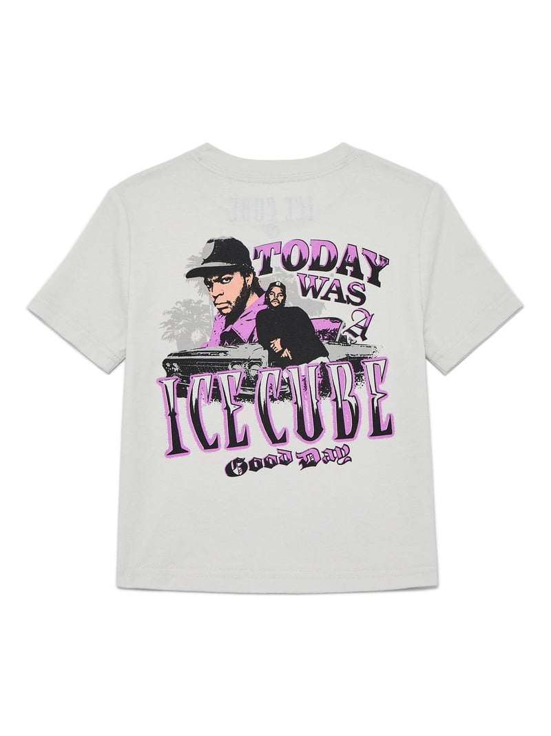 Ice Cube Peace Tour Toddler Graphic Tee with Short Sleeves, Sizes