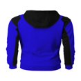 thumbnail image 3 of EIMELI Men‘s Hoodie Pullover Jacket  Contrt Color Long Sleeve Zipper Closure Sweatshirt Loose Drawstring Coat, 3 of 4