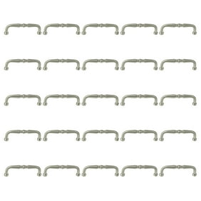 25 Pack Of Brushed Satin Nickel Cabinet Hardware Curved Pull Door