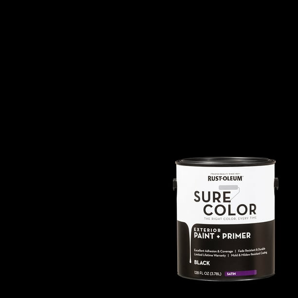 Rust Oleum Sure Color Black Exterior Paint Primer Satin Finish 2 Pack Com - What Color Primer Should I Use For Black Paint Rust Oleum Sure Color Black Exterior Paint Primer Satin Finish 2 Pack Com - What Color Primer Should I Use For Black Paint