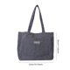 thumbnail image 3 of Bolso de mano de cordón para mujer, bolso de compras informal para la escuela, trabajo, compras (gris oscuro), 3 of 8