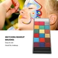 thumbnail image 3 of <p>Face Paint Kit Cosplay Face Painting Set Oil Based Face Painting Palette Cosplay Face Painting Set 20 Colors Professional Luminous Water Soluble Oil Based Face Body Painting, 3 of 7
