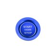 thumbnail image 1 of Unique Bargains Engine Start Stop Button Cover Trim for Jaguar XE for Range Rover 2013-2021 Aluminum Alloy Blue, 1 of 7