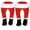 Red-2PCS, variant on Yucurem Christmas Stuffed Santa Claus Legs Ornaments, Christmas Hanging Santa Leg Decor, Xmas Tree Topper for Fireplace Holiday Party Supplies Favors (Red)