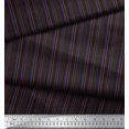 thumbnail image 3 of Soimoi Velvet Fabric Diagonal Line Small Print Fabric by The Yard 58 Inch Wide, 3 of 3