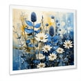 thumbnail image 2 of Designart "White Bloom Blue Bonnets" Blue Bonnets Picture Framed Canvas Wall Art, 2 of 5