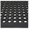 Large Outdoor Rubber Floor Mats & Matting with Drainage Holes for