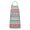 Pink Geometric Stripe, variant on Light Grey Leaf Like Pattern Apron-Garden Aprons for Women with Pockets-Cotton Linen Waterproof Kitchen Cooking Gardening Aprons Adjustable for Kitchen,Cooking,BBQ and Salon 33x27 Inch