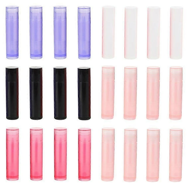 40Pcs Lip Balm Tubes Empty Lip Gloss Tubes Lip Balm Containers Refillable Lipstick Tubes