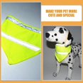 thumbnail image 3 of Reflective Pet Scarf Polyester Pet Bandana High Visibility Puppy Scarf Night Walking Supply, 3 of 4