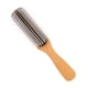 thumbnail image 3 of Peine de rejilla con mango de madera, peine antideslizante para masaje del cuero cabelludo para herramientas profesionales de salón Likrtyny Cuidado Belleza, 3 of 9