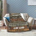 thumbnail image 4 of Pastor Appreciation Gifts, Pastor Blanket, Pastor Gifts for Men, Gifts for Pator Appreciation Day Bible Verse Christian Prayer Religious Throw Blankets 60"x50", 4 of 5