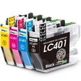 thumbnail image 1 of Cartuchos de tinta Kingjet LC401 compatibles con la impresora Brother MFC, 1 of 7