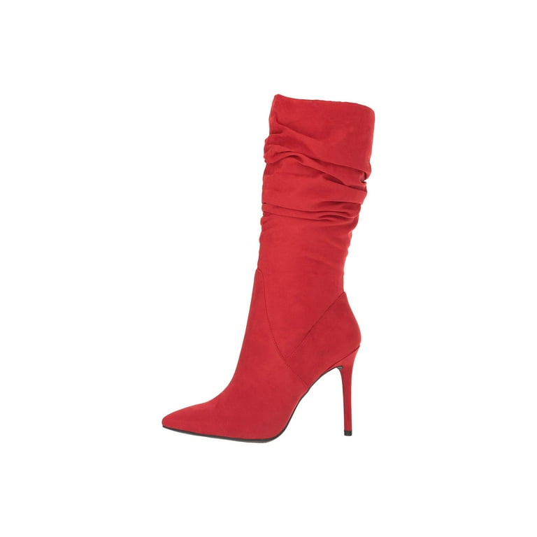 Jessica Simpson Womens js lyndy2 Pointed Toe Mid Calf Fashion Red Size 9.0 Walmart