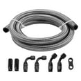 thumbnail image 1 of Unique Bargains AN-10 Fuel Line Kit 5ft Vacuum Hose Automotive Fuel Hose with Adapters 1 Set, 1 of 7