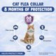 thumbnail image 4 of Collar antipulgas y antigarrapatas para gatos BKRMART, 8 meses, impermeable, 2 unidades, 4 of 7