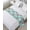 Mint Green, variant on Bed Runner Scarf Twin Size, Merry Christmas Stain Bed Runners & Scarves for Foot of Beds, Santa Claus Xmas Winter Leaves Snowflake Green Decorative Bedding Runner Scarf for Hotel 71 x20 Inch
