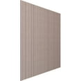 thumbnail image 3 of Ekena Millwork 94"H x 3/8"T Adjustable Wood Slat Wall Panel Kit w/ 1"W Slats, Walnut (contains 42 Slats), 3 of 7