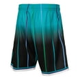 thumbnail image 3 of Men's Mitchell & Ness Teal/Black Charlotte Hornets 1995/96 Hardwood Classics Fadeaway Reload 3.0 Swingman Shorts, 3 of 3