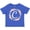 Royal Blue, variant on Inktastic C Monogram Alphabet Letter Rose Floral Wreath Girls Toddler T-Shirt