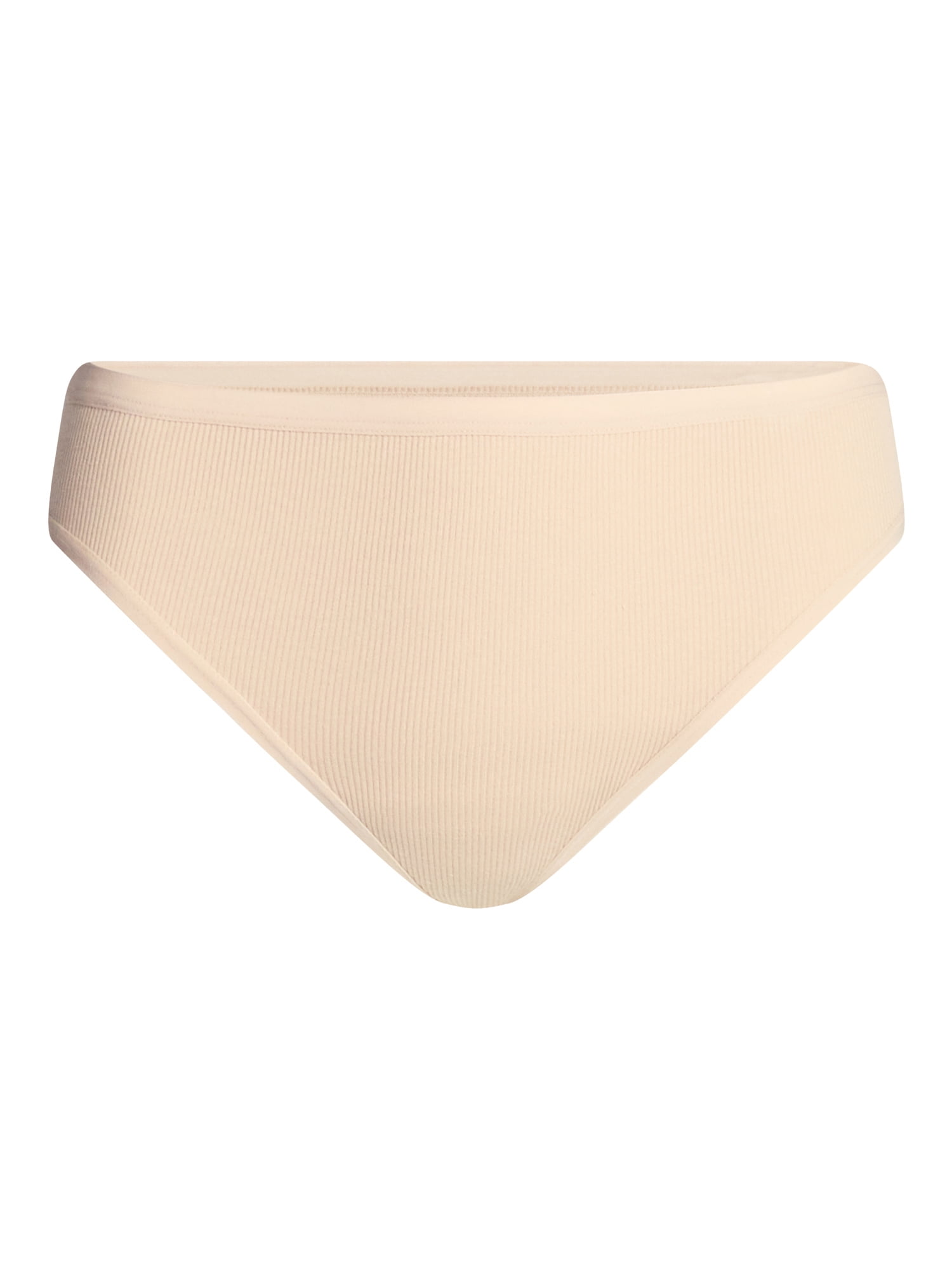 Joyspun Women's Cotton-Blend Thong Panties, 6-Pack, Sizes S-XXXL