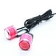 thumbnail image 1 of Luz estroboscópica LED para motocicleta, aleación de aluminio, 12V, 2W, lámpara de freno de advertencia de Flash para modificación, color rosa, 1 of 1