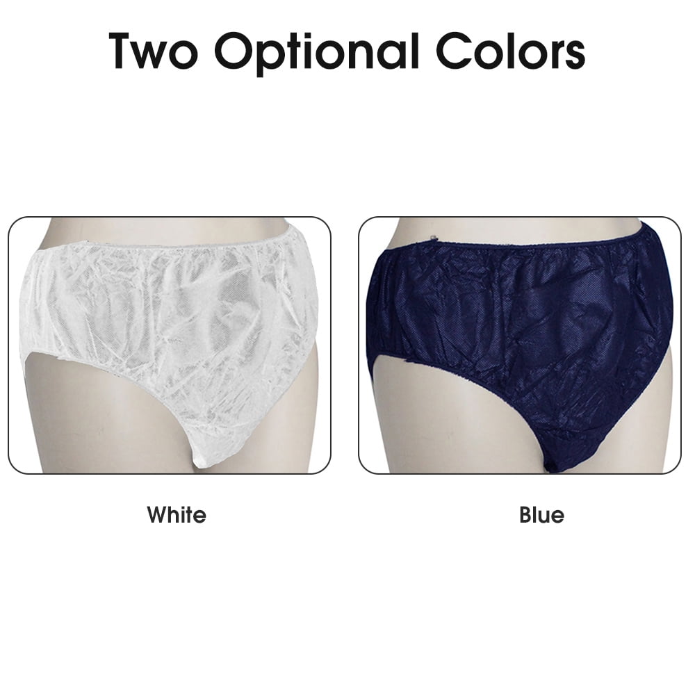 Pack Of 50 Disposable Underwear Briefs Panties NonWoven For Travel