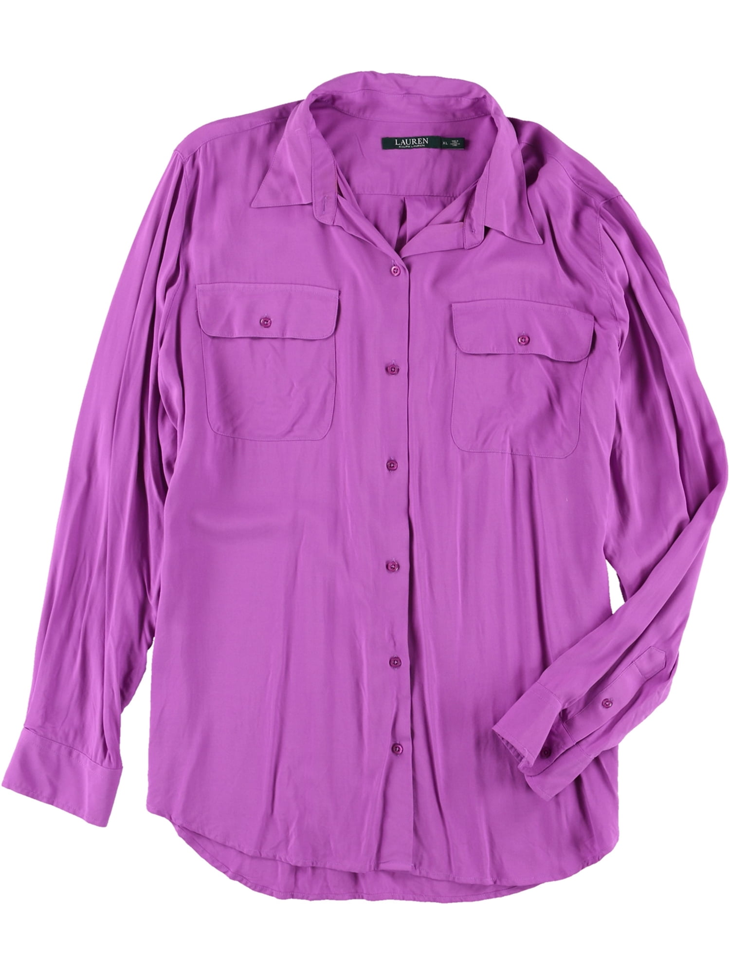Ralph Lauren Womens Workshirt Button Up Shirt purelilac XL | Walmart Canada