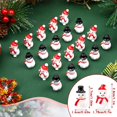 thumbnail image 2 of Figura DTOFOOT, 60 unidades, minimuñecos de nieve, 2,8 cm, decoración navideña, 2 of 7