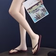 thumbnail image 4 of Zapatillas de playa cómodas y sencillas para mujer, chanclas antideslizantes, zapatos informales para el hogar, Verano, 4 of 7