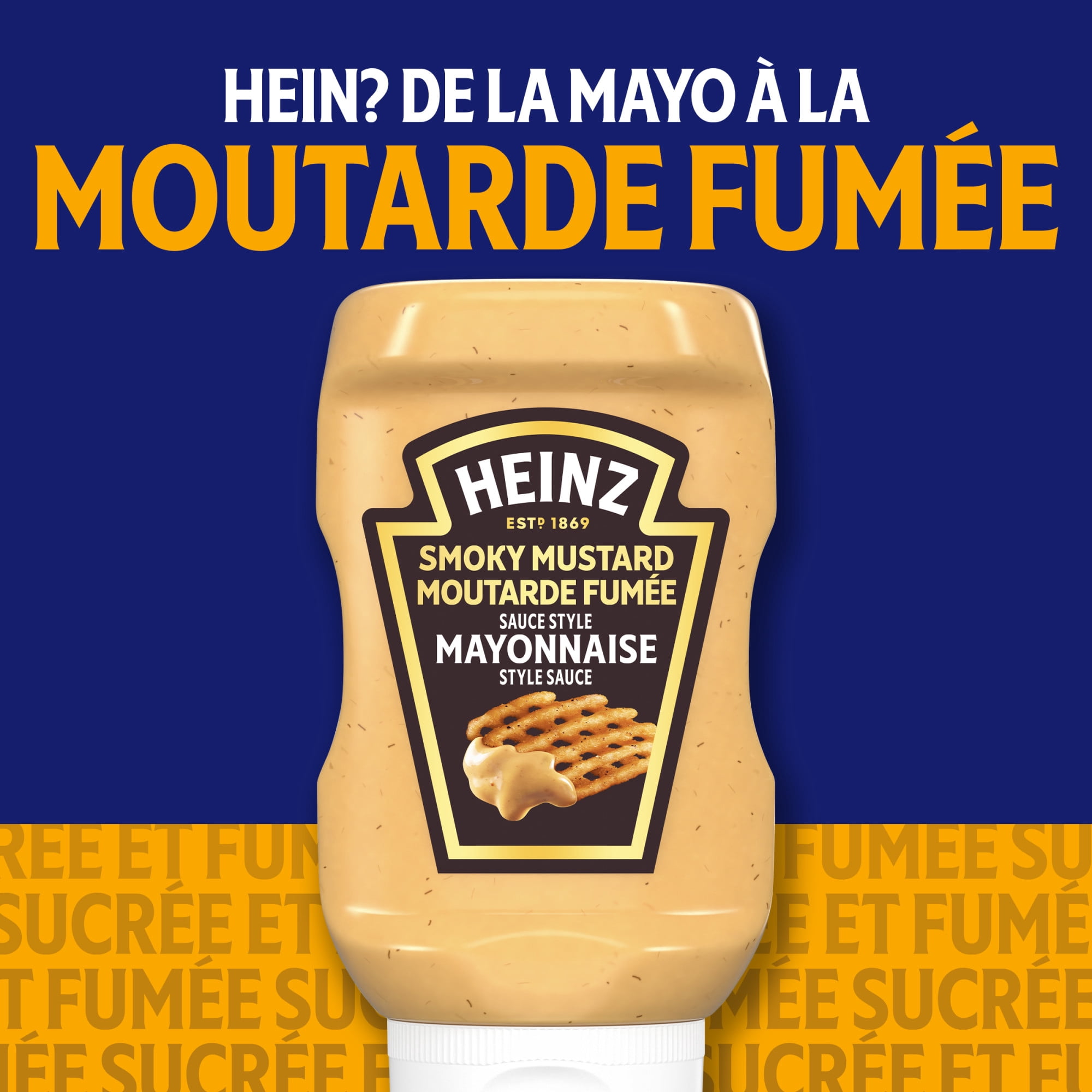 Heinz Smoky Mustard Mayonnaise Style Sauce, 340 mL Bottle