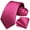 Hot Pink, variant on Mens Pink Ties Hot Pink Neckties with Pocket Square Set for Wedding Party Fuchsia Pink Ties