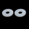 thumbnail image 2 of 18mmx6mmx2mm Round Shaped Flat Washer Gasket Ring White 30pcs, 2 of 2