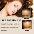 thumbnail image 3 of Lace Tint Melting Hair 60ml Lightweight & Blend Hair Color Styling Foam for Wigs, Lace Frontal Wigs, Natural Finish, Long Lasting Gentle Formula, Wigs Hair Tint, Full Wig Hair Coloring Winter Weddin, 3 of 8