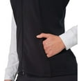 thumbnail image 3 of Greg Norman Women's Size Large (12-14) Ribbed Vest, Black, 3 of 4