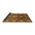 thumbnail image 2 of Ahgly Company Indoor Round Abstract Brown Modern Area Rugs, 6' Round, 2 of 4