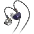 thumbnail image 1 of wonima11 BGVP DMA 1DD + 2BA + 2BCD Hybrid Driver in Ear Monitor Earphones, HiFi Wired IEM Earbuds, Resin + Aluminum Alloy Cavit Headphones, Powerful Bass IEMs (Dianthus Silver), 1 of 1