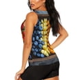 thumbnail image 3 of Rocae Halloween Fruit Platter for Women's Workout Tank Top Sleeveless Tops Athletic Tank Tops for Women-Large, 3 of 7