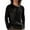 Black, variant on Men's Knit Long Sleeve T Shirts Casual Hollow out Tees Beach Fall 20s Hip Pop Streetwear Black S